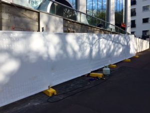 fence plastic wrap, construction site protection wrap